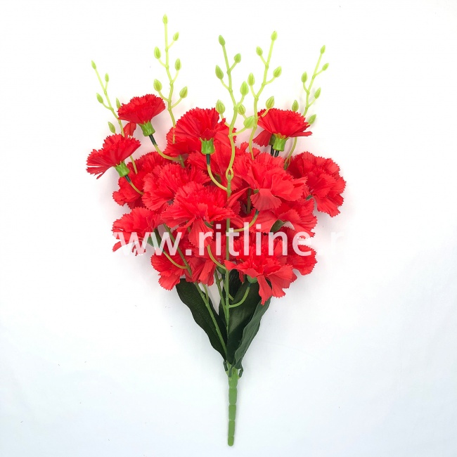 Букет гвоздик "FITTONE", 15г, выс. 48см, атлас, цв.микс Букет гвоздик "FITTONE", 15г, выс. 48см, атлас, цв.микс