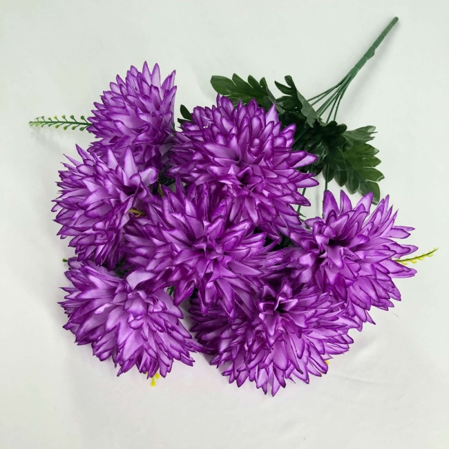 Букет астр с травкой "FITTONE", 7г., выс. 55см, цв.микс