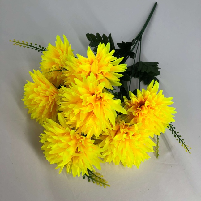 Букет астр с травкой "FITTONE", 7г., выс. 55см, цв.микс