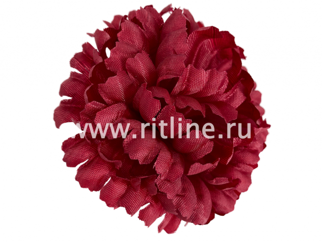Высечка гвоздики, шелк, диам. 11 см, цв. бордовый FITTONE Высечка гвоздики, шелк, диам. 11 см, цв. бордовый FITTONE
