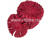 Высечка гвоздики, шелк, диам. 11 см, цв. бордовый FITTONE