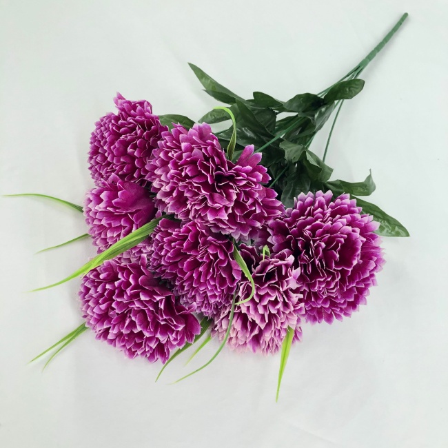 Букет гвоздик "FITTONE", 7г., выс. 55см, цв.микс