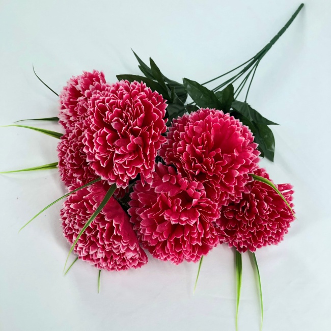 Букет гвоздик "FITTONE", 7г., выс. 55см, цв.микс