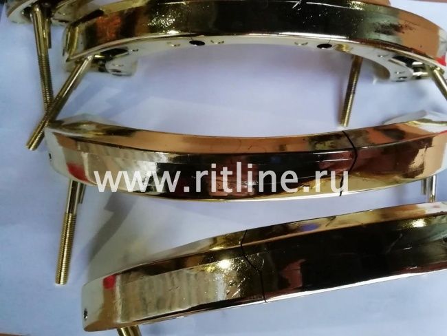 Ручка д/гроба металлиз., "Дуга", цв. золото "MOREFIX"---УЦЕНКА! Ручка д/гроба металлиз., "Дуга", цв. золото "MOREFIX"---УЦЕНКА!