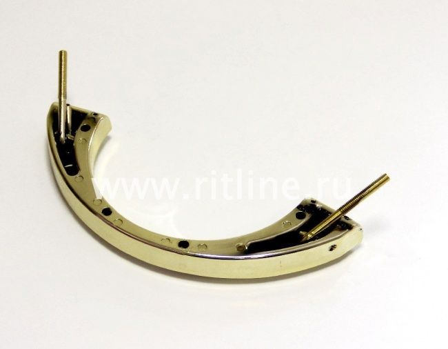 Ручка д/гроба металлиз., "Дуга", цв. золото "MOREFIX"---УЦЕНКА! Ручка д/гроба металлиз., "Дуга", цв. золото "MOREFIX"---УЦЕНКА!