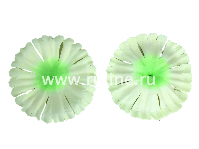 Высечка гвоздики, шелк, диам. 11 см, цв. бело-зеленый FITTONE Высечка гвоздики, шелк, диам. 11 см, цв. бело-зеленый FITTONE