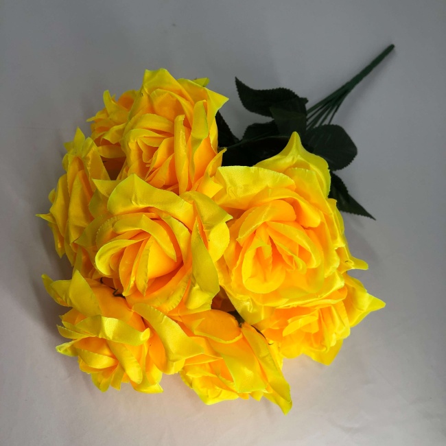 Букет роз "FITTONE", 9г, выс. 49см, шелк, цв.микс