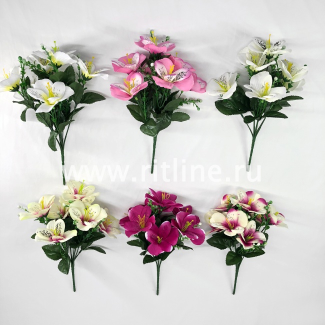 Букет орхидей, 7г., выс. 30 см, цв. микс FITTONE