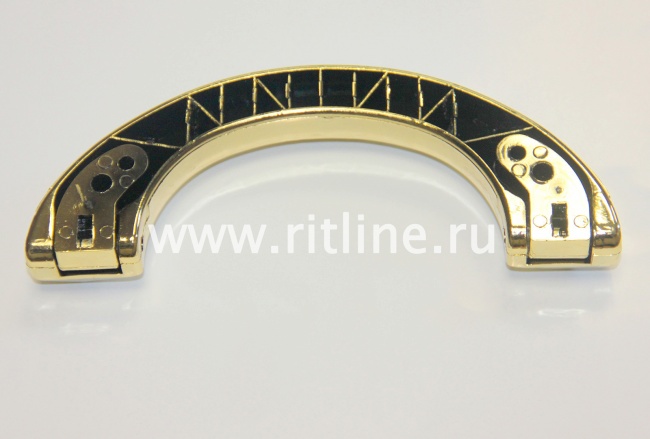 Ручка для гроба "Дуга", металлизация, цв. золото "MOREFIX"