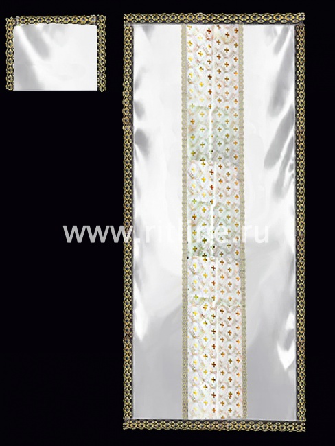 Комплект (атлас, атлас с накатом "Крестик", кружево) FITTONE