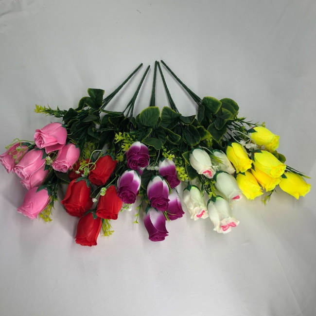 Букет роз с добавками "FITTONE", 11г, выс. 56см, цв.микс