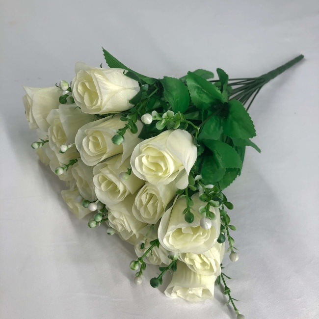 Букет роз "FITTONE", 18г., выс. 42см, цв.микс