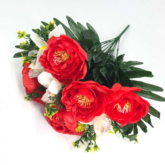 Букет роз с добавками "FITTONE", 11г, выс. 47см, цв.микс