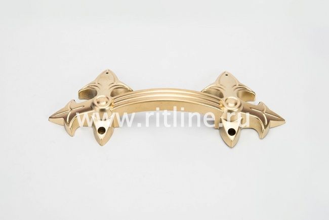 Ручка для гроба "MOREFIX" серия "Лилия" крашеная, золото