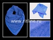 Платок с цветочным принтом и блестками, "FITTONE"