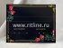 Табличка металл, декор Розы, 240*185мм, + набор букв и цифр, "MOREFIX"