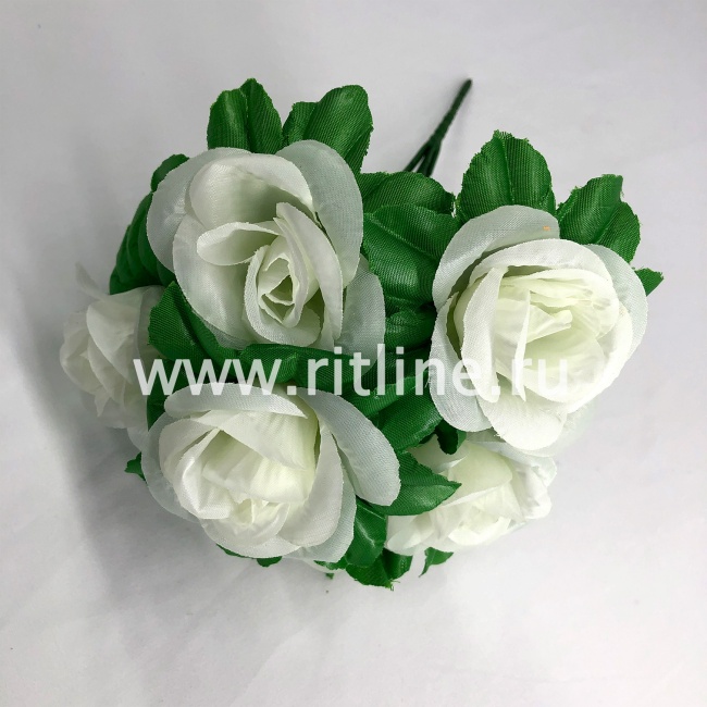 Букет роз, 6г, выс. 34 см, шелк, цв. микс FITTONE Букет роз, 6г, выс. 34 см, шелк, цв. микс FITTONE