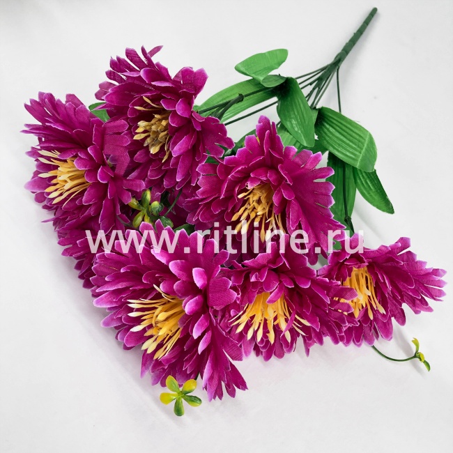 Букет хризантем "FITTONE", 9г, выс. 54см, цв.микс Букет хризантем "FITTONE", 9г, выс. 54см, цв.микс