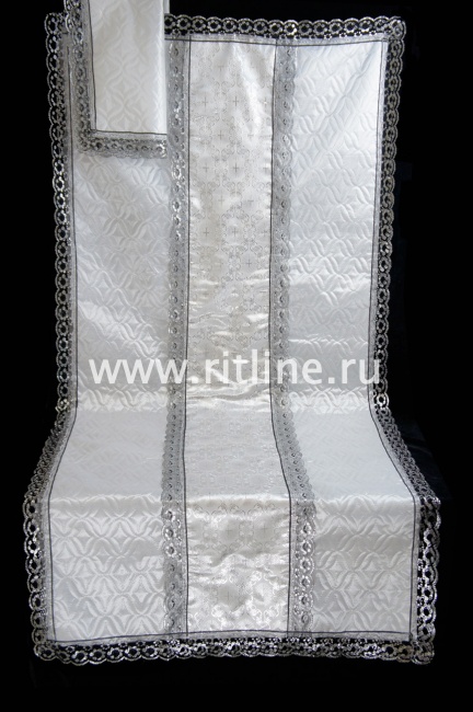 Комплект (т/с атласная "Венеция", парча "Солнечный крест", кружево) FITTONE