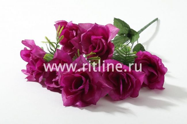 Букет роз "Fittone", 7г, выс.47, цв.микс