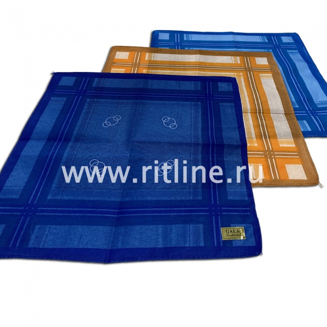 Платок носовой мужской, цв. микс FITTONE