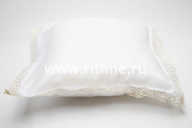 Подушка (атлас + шелк, кружево, синтепон) FITTONE