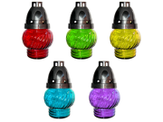 Лампада стеклянная (150х80, крышка пластик, цв. микс) FITTONE Лампада стеклянная (150х80, крышка пластик, цв. микс) FITTONE