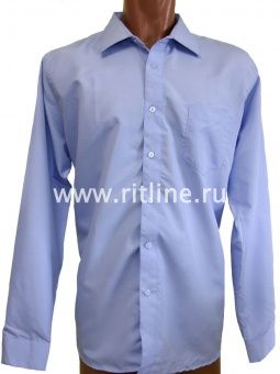 9919 Рубашка мужская Fittone, серия "OPA", цв.св.сирень 9919 Рубашка мужская Fittone, серия "OPA", цв.св.сирень