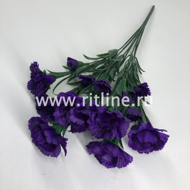 Букет гвоздик "FITTONE", 7г, выс. 39см, цв.микс