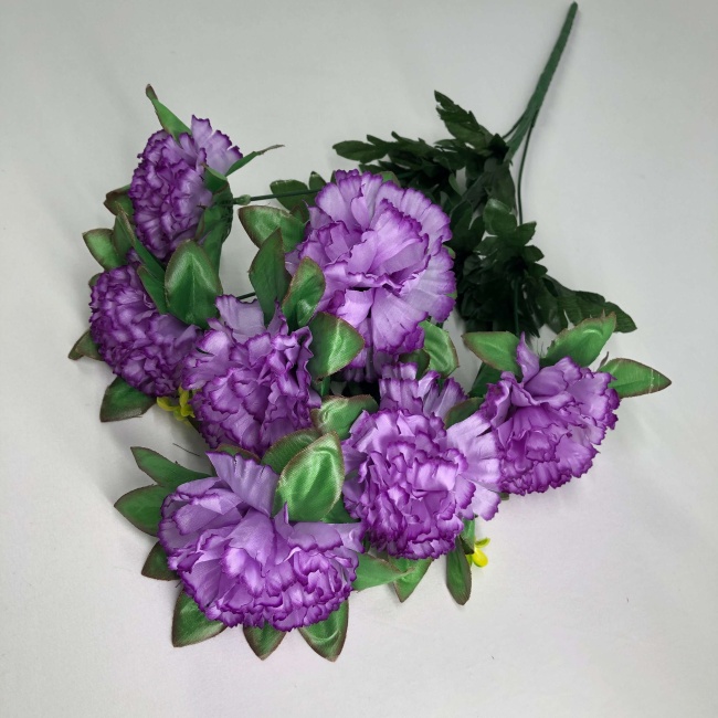 Букет гвоздик "FITTONE", 7г., выс. 50см, цв.микс