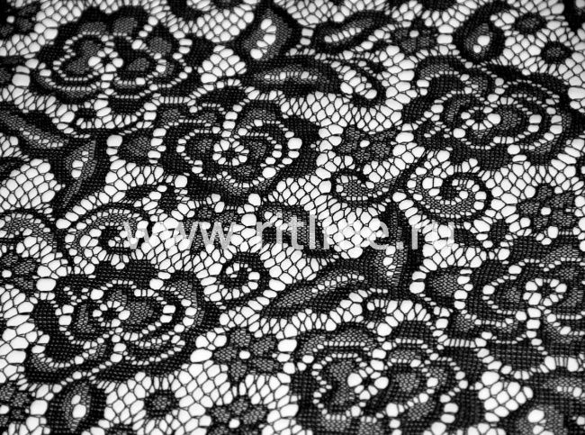 Шарф FITTONE гипюровый с цветами (132*31)