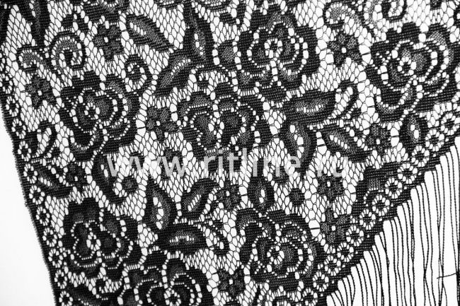 Косынка FITTONE гипюровая с цветами