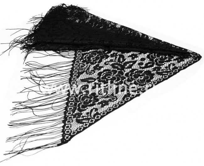 Косынка FITTONE гипюровая с цветами