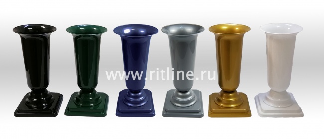 Ваза пластмассовая напольная, H-31 см (чаша и подставка) FITTONE