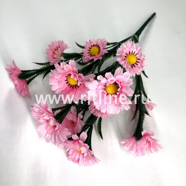 Букет хрустальных ромашек, 7г, выс. 36 см, цв. микс FITTONE