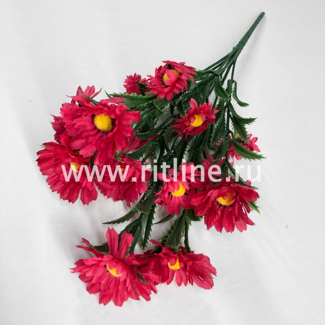 Букет хрустальных ромашек, 7г, выс. 36 см, цв. микс FITTONE