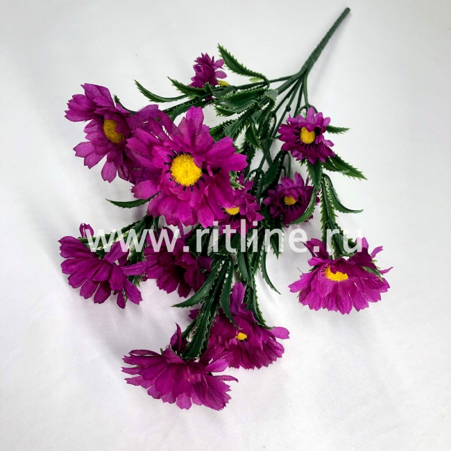 Букет хрустальных ромашек, 7г, выс. 36 см, цв. микс FITTONE