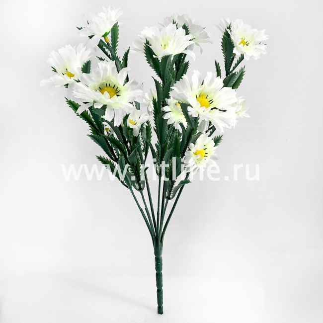 Букет хрустальных ромашек, 7г, выс. 36 см, цв. микс FITTONE