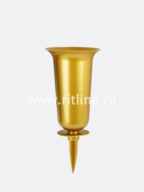 Ваза пластмассовая со штырем, H-37 см (чаша и штырь) FITTONE