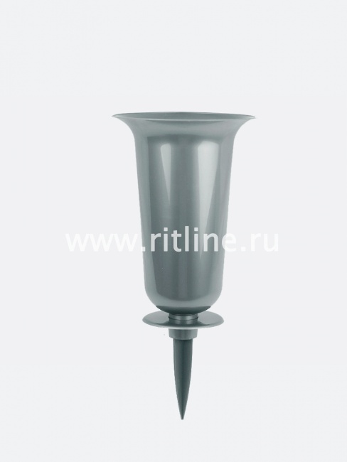 Ваза пластмассовая со штырем, H-37 см (чаша и штырь) FITTONE