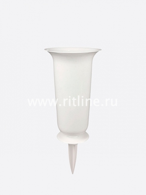 Ваза пластмассовая со штырем, H-37 см (чаша и штырь) FITTONE