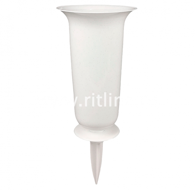 Ваза пластмассовая со штырем, H-37 см (чаша и штырь) FITTONE