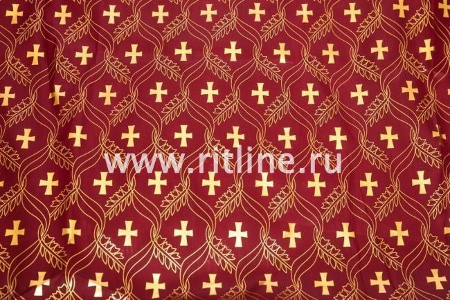 Шелк подкладочный с накатом "Крестик", шир. 1,5 м FITTONE