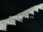 1755, Тесьма серебро, 25 ярдов, ширина 3,7 см "FITTONE" 1755, Тесьма серебро, 25 ярдов, ширина 3,7 см "FITTONE"
