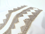 Тесьма 1755, серебро, шир. 3,7 см, 25 ярдов FITTONE