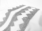 Тесьма 1755, серебро, шир. 3,7 см, 25 ярдов FITTONE