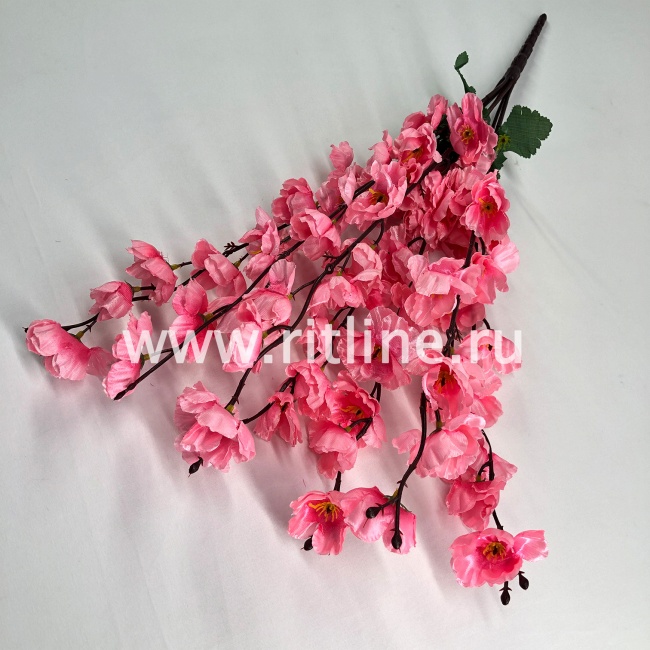 Букет сакуры "FITTONE", 7 ветвей, 63 цветка, выс. 58см, цв.микс Букет сакуры "FITTONE", 7 ветвей, 63 цветка, выс. 58см, цв.микс