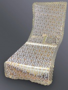 Комплект (атлас с накатом "Ажурный крест", кружево) FITTONE Комплект (атлас с накатом "Ажурный крест", кружево) FITTONE