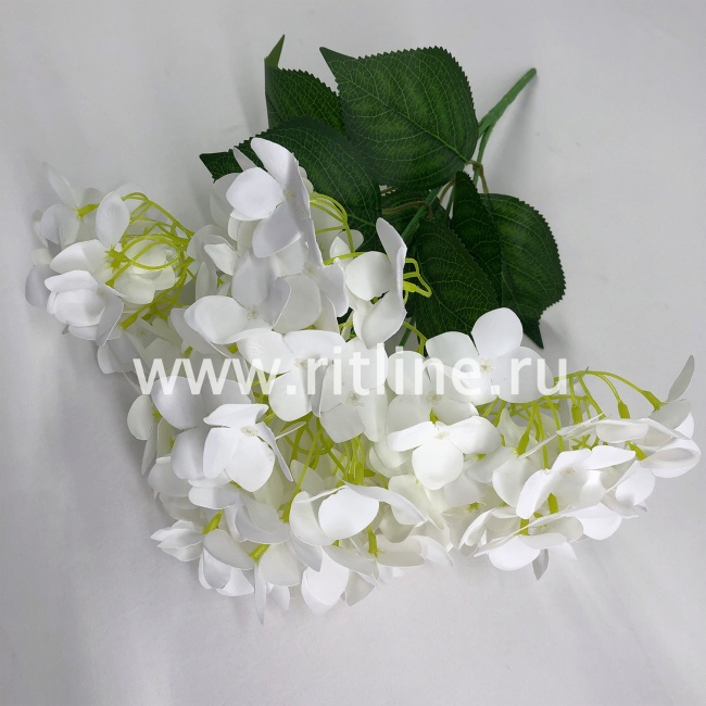 Букет гортензии "FITTONE", 5 ветвей по 24г, выс. 47см, цв.микс