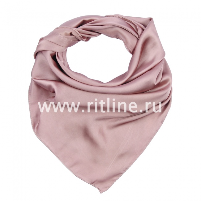 Платок однотонный атласный подрубной FITTONE